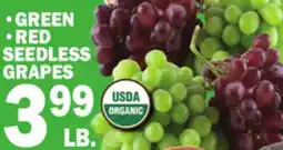C Town β’ GREEN β’ RED SEEDLESS GRAPES offer