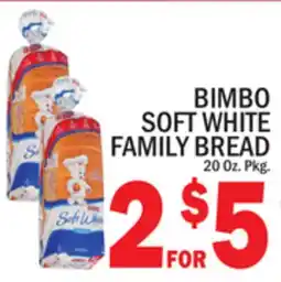 C Town BIMBO SOFT WHITE FAMILY BREAD offer