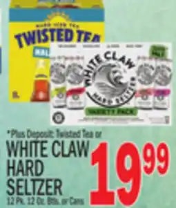 C Town WHITE CLAW HARD SELTZER offer