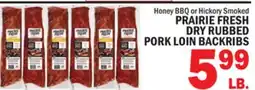 C Town PRAIRIE FRESH DRY RUBBED PORK LOIN BACKRIBS offer