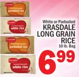 C Town KRASDALE LONG GRAIN RICE offer