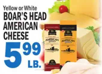 C Town BOAR'S HEAD AMERICAN CHEESE offer