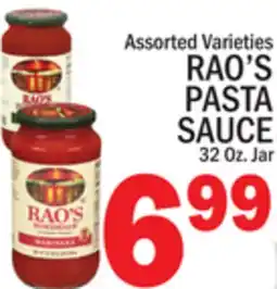 C Town RAO'S PASTA SAUCE offer