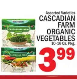 C Town CASCADIAN FARM ORGANIC VEGETABLES offer