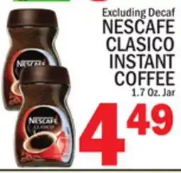 C Town NESCAFÉ CLASICO INSTANT COFFEE offer