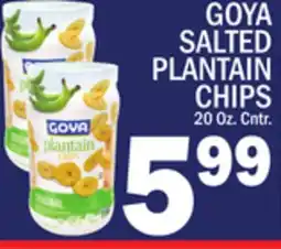 C Town GOYA SALTED PLANTAIN CHIPS offer