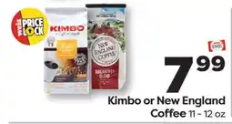 Weis Markets Kimbo or New England Coffee offer