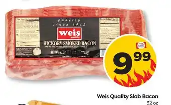 Weis Markets Weis Quality Slab Bacon offer