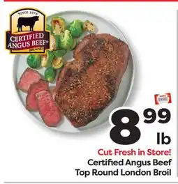 Weis Markets Certified Angus Beef Top Round London Broil offer