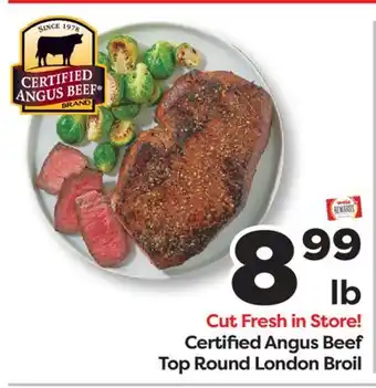 Weis Markets Certified Angus Beef Top Round London Broil offer