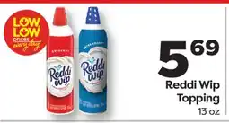 Weis Markets Reddi Wip Topping offer