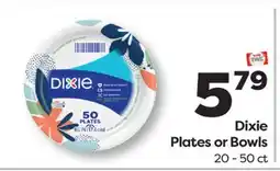 Weis Markets Dixie Plates or Bowls offer