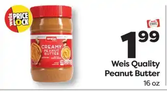 Weis Markets Weis Quality Peanut Butter offer