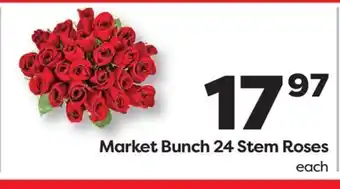 Weis Markets Market Bunch 24 Stem Roses offer