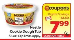 Weis Markets Nestle Cookie Dough Tub offer