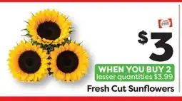 Weis Markets Fresh Cut Sunflowers offer