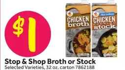 Stop&Shop Stop & Shop Broth or Stock offer