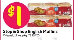Stop&Shop Stop & Shop English Muffins offer