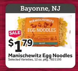 Stop&Shop Manischewitz Egg Noodles offer