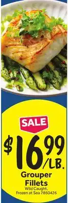 Stop&Shop Grouper Fillets offer