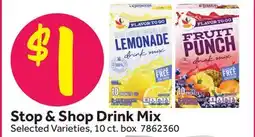 Stop&Shop Stop & Shop Drink Mix offer