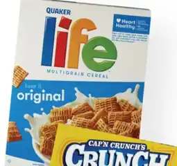 CVS ALL Quaker ready to eat cereals offer