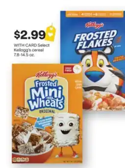 CVS Select Kellogg's cereal 7.8-14.5 oz offer