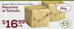 DeCicco & Sons Pecorino al Tartufo offer
