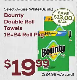 DeCicco & Sons Bounty Double Roll Towels offer