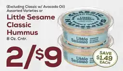 DeCicco & Sons Little Sesame Classic Hummus offer