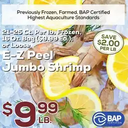 DeCicco & Sons E-Z Peel Jumbo Shrimp offer