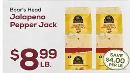 DeCicco & Sons Boar's Head Jalapeno Pepper Jack offer