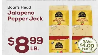 DeCicco & Sons Boar's Head Jalapeno Pepper Jack offer