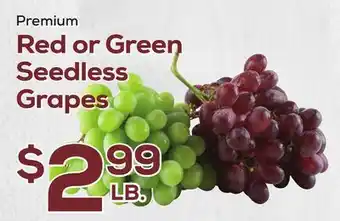 DeCicco & Sons Red or Green Seedless Grapes offer