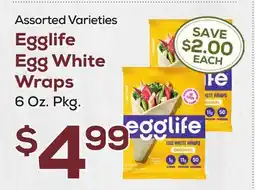DeCicco & Sons Egglife Egg White Wraps offer