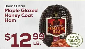 DeCicco & Sons Boar's Head Maple Glazed Honey Coat Ham offer