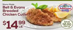 DeCicco & Sons Bell & Evans Breaded Chicken Cutlets offer