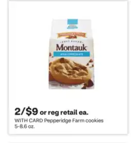 CVS Pepperidge Farm cookies 5-8.6 oz offer