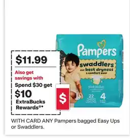 CVS ANY Pampers bagged Easy Ups or Swaddlers offer