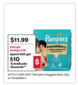 CVS ANY Pampers bagged Easy Ups or Swaddlers offer