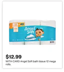 CVS Angel Soft bath tissue 12 mega rolls offer