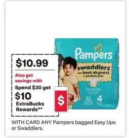 CVS ANY Pampers bagged Easy Ups or Swaddlers offer