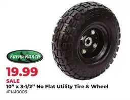 Runnings Farm & Ranch 10 x 3-1/2 No Flat Utility Tire & Wheel offer