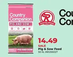 Runnings Country Companion Pig & Sow Feed offer