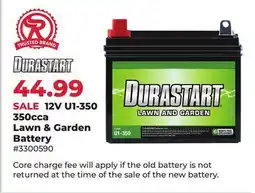 Runnings Durastart Lawn & Garden Battery offer
