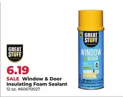 Runnings GREAT STUFF Window & Door Insulating Foam Sealant offer