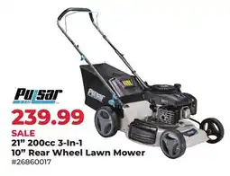 Runnings Pulsar 21 200cc 3-In-1 10 Rear Wheel Lawn Mower offer