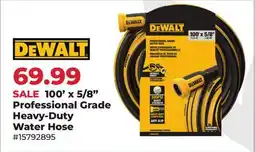 Runnings DEWALT 100' x 5/8 Professional Grade Heavy-Duty Water Hose offer