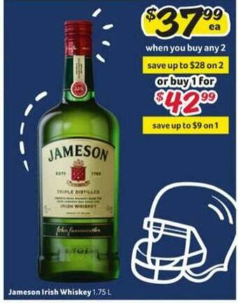 Winn Dixie Jameson Irish Whiskey offer