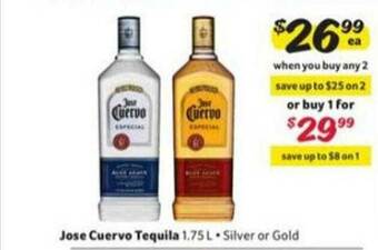 Winn Dixie Jose Cuervo Tequila offer